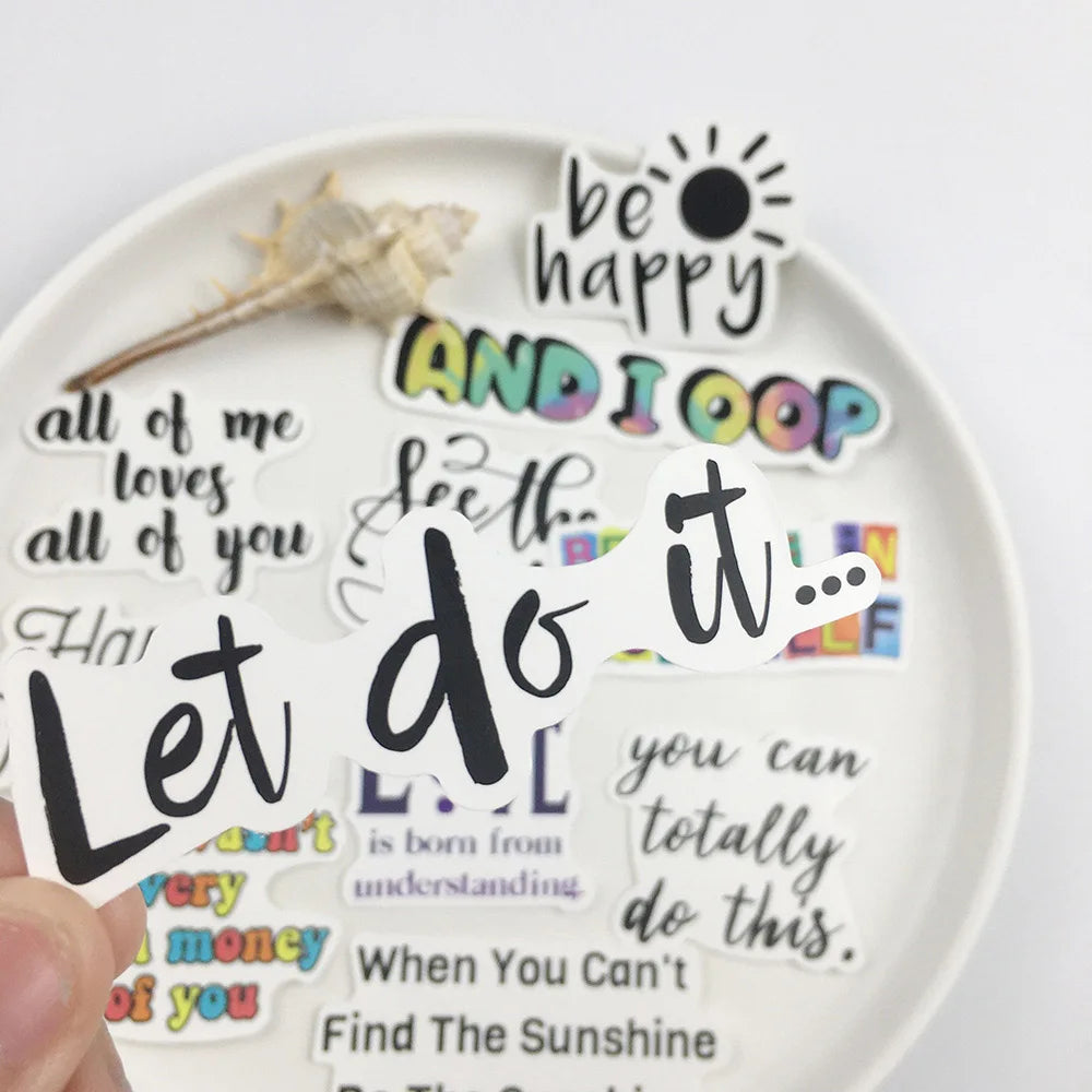 Motivational Phrases Stickers
