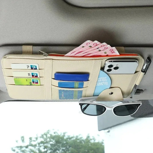 Car Sun Visor Organizer Multi-Pocket